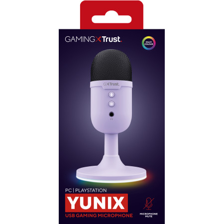 Trust GXT 234P Yunix Stalinis mikrofonas Violetinis