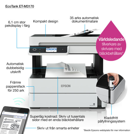Epson M3170 spausdintuvas