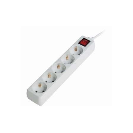 GEMBIRD 1.8M 5-ių lizdų apsaugos nuo srovės filtras