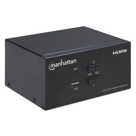 Manhattan KVM perjungiklis 2/1 HDMI, USB, 4K 30Hz