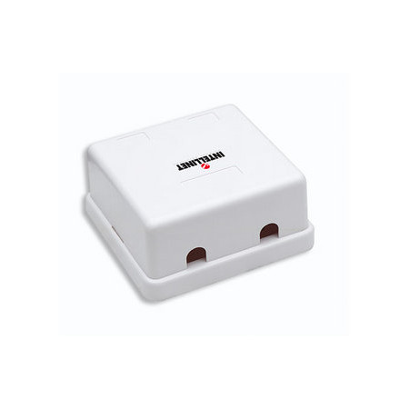 Intellinet 2-portinė Keystone jungiklio dėžutė, balta