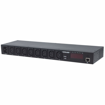 Intellinet 19" Rack PDU 1U su IP valdymu ir ekranu