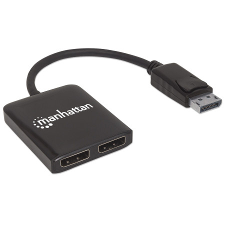 DisplayPort Splitter 1x2, 4K 30Hz, UHD, Hub MST