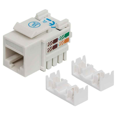 Intellinet RJ45 UTP Cat6 Keystone Modulis, Baltas