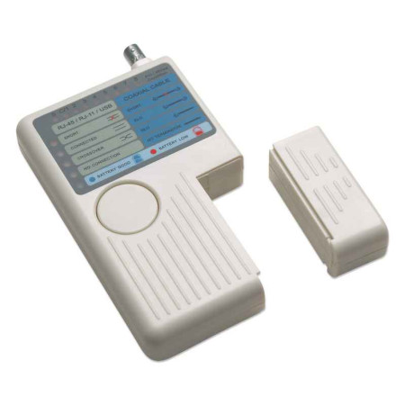 RJ45, RJ11, USB, BNC kabelių testeris Intellinet