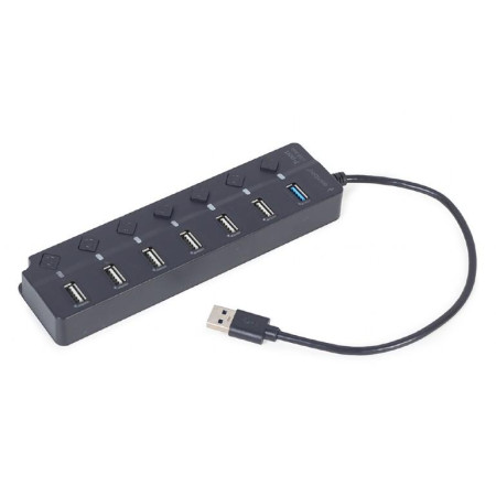 Gembird I/O HUB USB3 7-portų