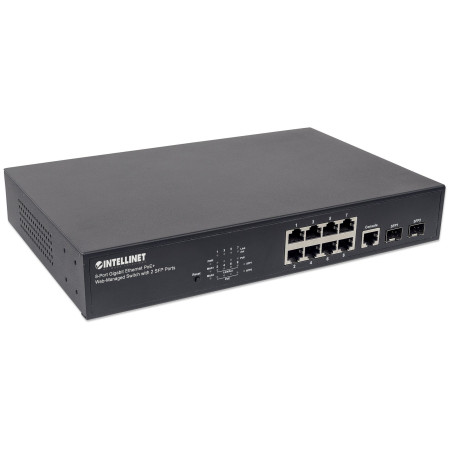 Intellinet 561167 8x RJ45 Gigabit PoE+ Sujungiklis