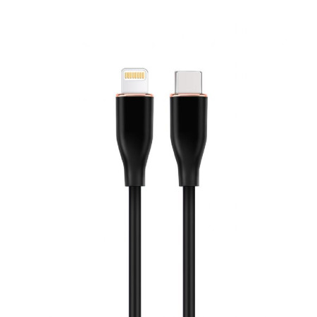 Lightning į USB-C laidas 1.5M juodas