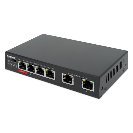 Intellinet 561686 Fast Ethernet jungiklis 6x RJ45 su 3x PoE