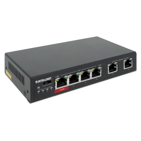 Intellinet 561686 Fast Ethernet jungiklis 6x RJ45 su 3x PoE
