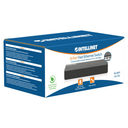 Intellinet 561730 8-Portų Ethernet Jungiklis