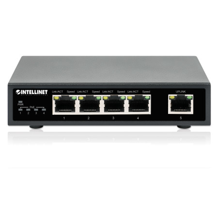 Intellinet 561839 Gigabit jungiklis su PoE+