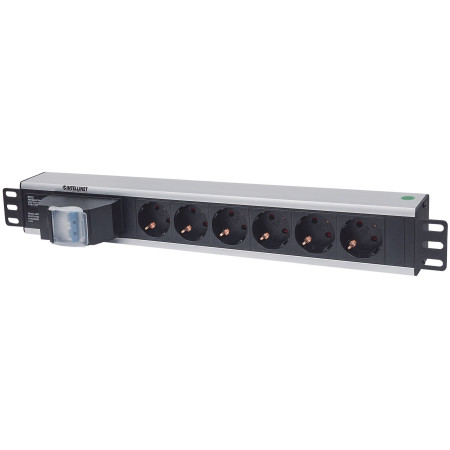 Intellinet 19" rack maitinimo juosta 1.5U, 6x Schuko