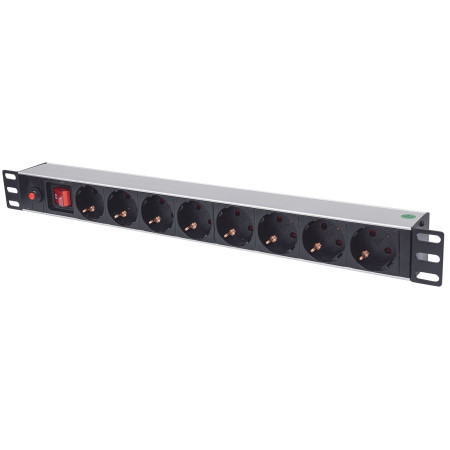 Intellinet 19" rack PDU maitinimo juosta 1U su saugikliu