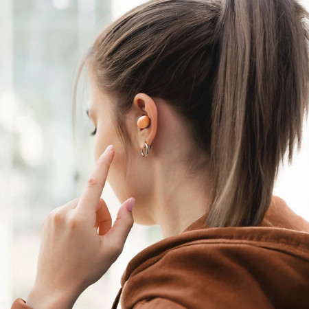 Hama Freedom Buddy II Laisvų rankų įranga True Wireless Stereo (TWS) Oranžinė