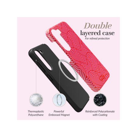 MIO Wild Hearts Magsafe dėklas suderinamas su Samsung S24 5G