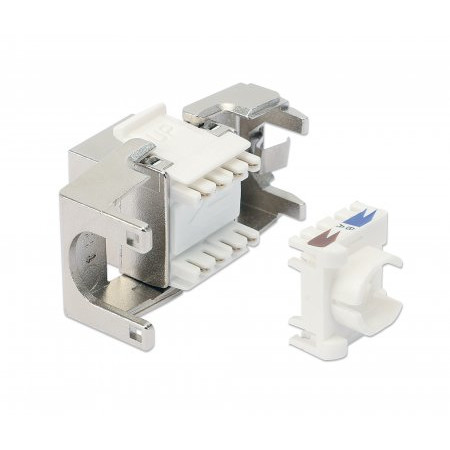 Intellinet Cat8.1 Keystone modulis, 40G, be įrankių, ekranotas