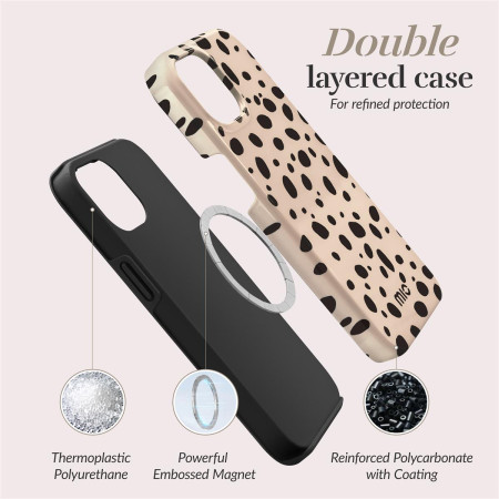 MIO Spots Magsafe dėklas suderinamas su iPhone 13/14/15