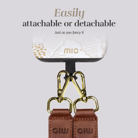 MIO dirželis su kaklaraiščiu Balti Rožės