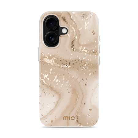 MIO Gold Marble Magsafe suderinamas dėklas iPhone 16