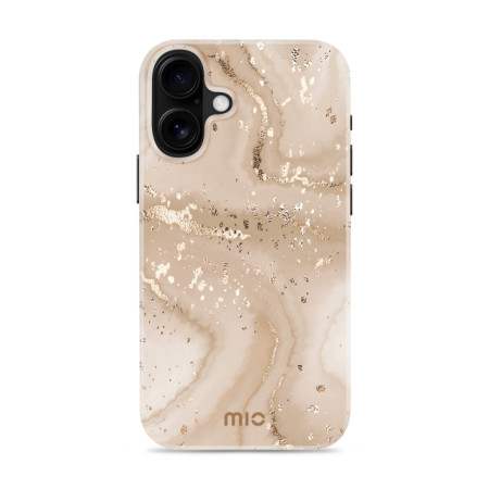 MIO Gold Marble Magsafe suderinamas dėklas iPhone 16 Plus