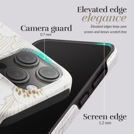 MIO White Roses Magsafe suderinamas dėklas iPhone 16 Pro