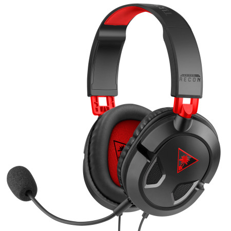 Turtle Beach Recon 50 Vielinė Laisvų rankų įranga Žaidimams Juoda, Raudona
