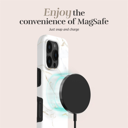 MIO Balto marmuro Magsafe dėklas iPhone 16 Plus
