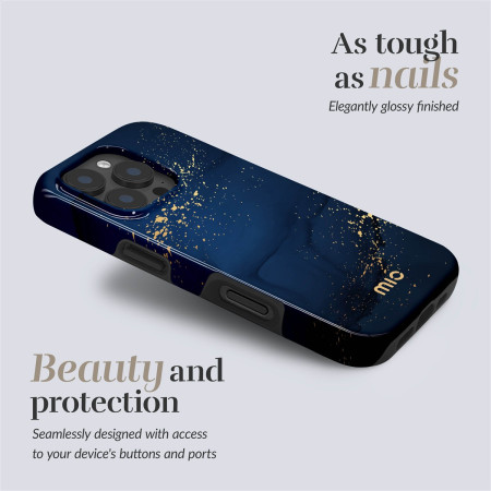 MIO Midnight Sparkle Magsafe dėklas, suderinamas su Samsung S25 5G