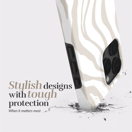 MIO Sandy Zebra MagSafe dėklas suderinamas su iPhone 16 Plus