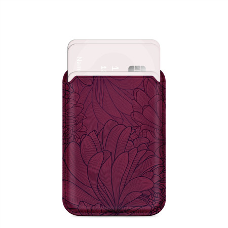 MIO Berry Blooms Magsafe dėklas su kortelių laikikliu