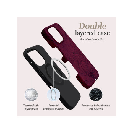 MIO Uogų Žydėjimas Magsafe Dėklas iPhone 17