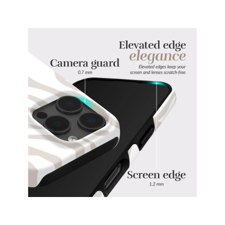 MIO Smėlio Zebra Magsafe Dėklas iPhone 17