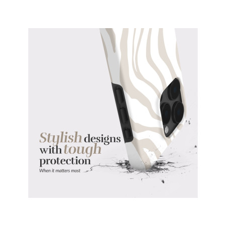 MIO Smėlio Zebra Magsafe Dėklas iPhone 17