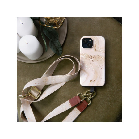 MIO Aukso Marmuro Magsafe Dėklas Suderinamas su iPhone Pro