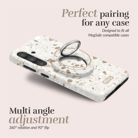 MIO Soft Terrazzo Magsafe dėklas su laikikliu