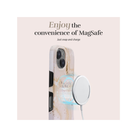 MIO Gold Marble Magsafe Dėklas suderinamas su iPhone Pro Max