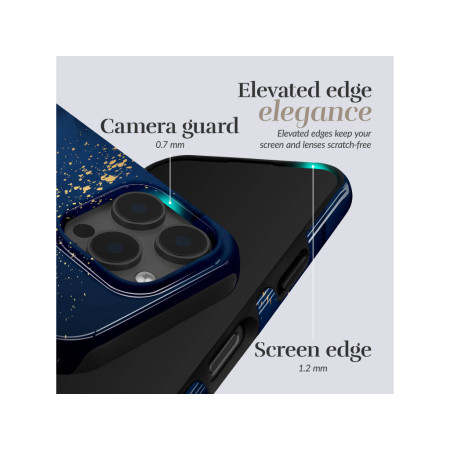 MIO Midnight Sparkle Magsafe Dėklas suderinamas su iPhone 17 Pro Max