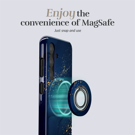 MIO Midnight Sparkle Magsafe dėklas su laikikliu