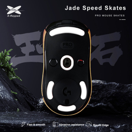 X-Raypad Jade Slankikliai Logitech G Pro 1 Balti 2 vnt.