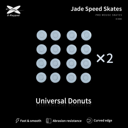 X-Raypad Jade DIY Skates Universal Donuts Pilki 40 vnt.