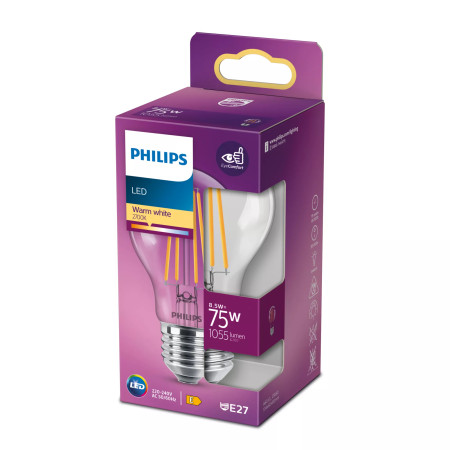 Philips LED klasikinė 75W E27 lemputė