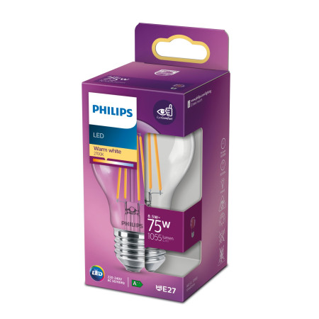 Philips LED klasikinė 75W E27 lemputė