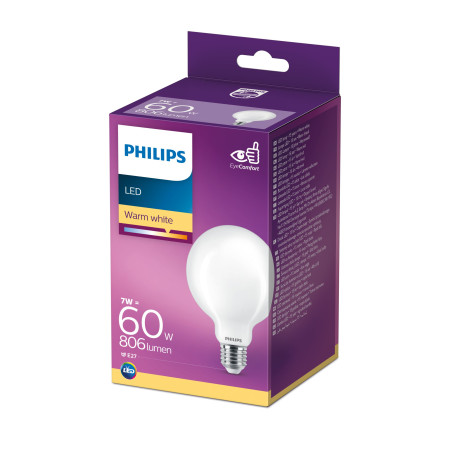Philips LED klasikinė 60W lemputė E27