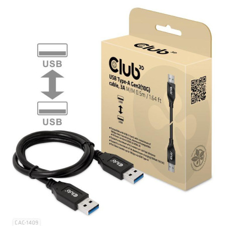 USB 3.1 kabelis 0.5M