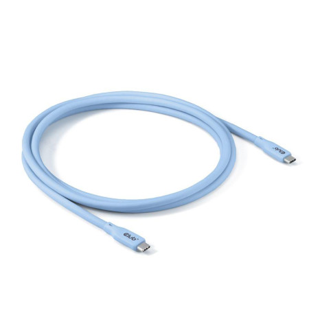 USB-C į USB-C kabelis 2m M/M Mėlynas