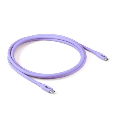 USB-C į USB-C kabelis 2m (M/M) PURPLE CLUB3D