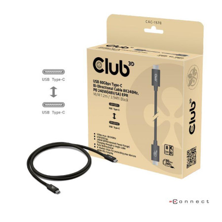 USB-C kampinis adapteris CLUB3D