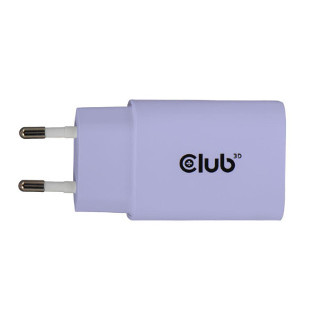 Mobiliųjų įkroviklių komplektas USB-C 30W violetinis CAC-3025 CLUB3D
