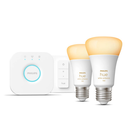 Philips Hue mostekas + 2x E27 8W WA + jungiklis